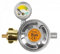 Unbekannt Gasschlauch Druckminderer Gasdruckregler Regler mit Manometer 50mbar Propangasschlauch Grillzubehör (Regler mit Manometer)