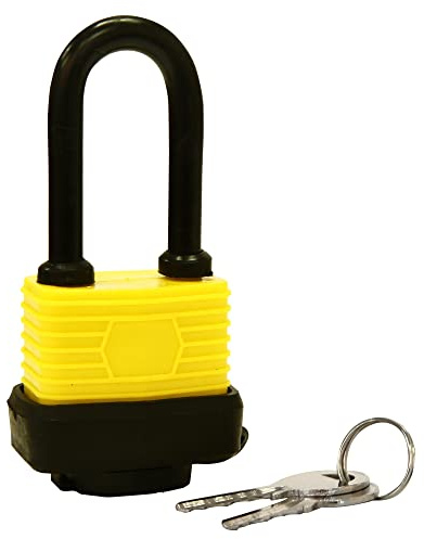 Rolson 66513 40 mm Long Shackle Weather Resistant Padlock