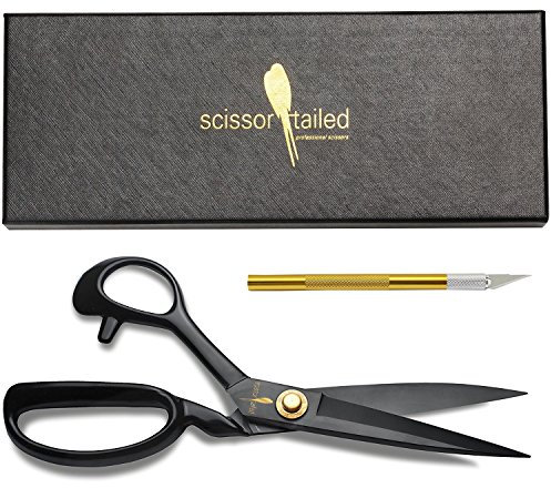 Professionelle Schneiderschere 22,9 cm zum Schneiden von Stoff, robuste Schere zum Lederschneiden, industrielle scharfe Nähschere für Zuhause, Büro, Künstler, Schneider.