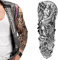 Tatodays temporäres tattoo mit vollem arm, engeltaube, zum aufkleben auf körperkunst, halloween, erwachsener, temporärer aufkleber, biker, rocker, punk, 80er-jahre, engeltaube, himmel,