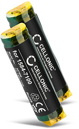 CELLONIC, Akku für Rasierer kompatibel mit Moser ChromStyle 1584, 1584-7100 (3.7V, 800mAh) 2 Stück