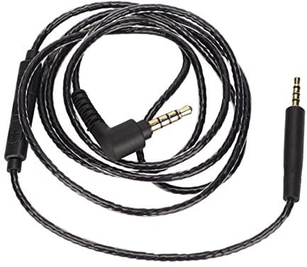 Cable para Auriculares, 3,5 Mm Macho a 2,5 Mm Macho Cable de Repuesto para Auriculares Cable de Actualización de Auriculares con Control de Volumen Y Micrófono para AKG Y40 Y50 Y45, para Aurvana Live