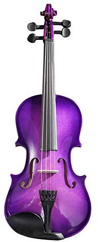 Violine Anfänger Kindergeige Günstige Geigen Lila Geige Kinder Anfänger Prüfung Übungsgeige (Size : 1/2)