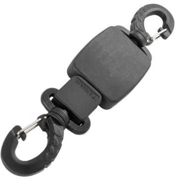 ABYSSTAR Unisex – Erwachsene Mini-Retraktor Retractor, Black, 35 cm