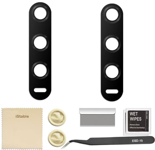 iStable 2er-Pack Kamera Glas Kompatibel mit Huawei Honor 20 Pro Kameraglas Linse Ersatz Original vollständiges Reparatur-Ersatzset mit Werkzeugen