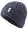 Sterntaler Strickmütze mit Zopfmuster - Unisex Strickmütze mit Umschlag - Kinder Wintermütze - Beanie mit Strickmuster Mix - Marine, 57