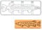BAKERLOGY Hecht Fisch Ausstechform - Detailliertes Keksausstecher-Design zum Backen und Basteln, ideal für Fondant, Teig, Ton