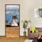 Türtapete Selbstklebend Weiße Windmühle 90 X 210 Cm Türtapete Selbstklebend Türfolie Türposter 3D Vinyl Folie Türdeko Tapete Wandbild Türtattoo - Kinderzimmer Wohnzimmer Küche Schlafzimmer Tür Fotos