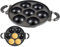 Molde Para Galletas De Hierro Fundido - Molde Para Galletas De Hierro Fundido | Molde Para Muffins Grande De 7 Tazas, Herramienta Redonda Antiadherente Para Hornear De Cocina, Sartén De Hierro Fundido