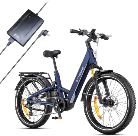 ENGWE E26 3.0 Pro 26 Zoll E Bike für Erwachsene | 100Nm eSUV-Mittelmotor und 4-Lenker-Federung, 48V 15Ah Akku mit Einer Reichweite von bis zu 135KM, Mit GPS und APP