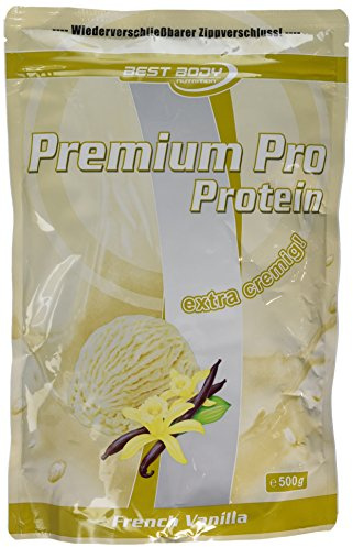 Best Body Nutrition Premium Pro Protein French Vanilla , 1er Pack (1 x 500 g Beutel)