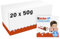 Kinder Petites barres de chocolat, boîte-cadeau de chocolat en vrac, tablette de chocolat au lait fine fourrée au lait, paquet de 20 x 50 g