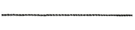 Prym Cordoncino Satinato, Nero, 11,5 x 4 x 0,6 cm