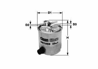 Clean Filters DN2701 Kraftstofffilter