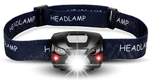 shenkey Stirnlampe LED Wiederaufladbar, Kopflampe mit 6 Beleuchtungsmodi, 500 Lumen Superhelle Stirnlampen mit Weißen und Roten LEDs, Wasserdichte Kopfleuchte für Camping, Laufen, Wandern und Lesen