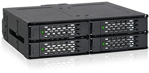 SATA Hot Swap Wechselrahmen für 4X 2,5 Zoll (6,4cm) SSD/HDD - Vollmetall - Icy Dock ToughArmor MB607SP-B