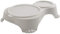 Rotho MyPet Sally Double bol d'alimentation avec couvercle, Plastique (PP) sans BPA, sand, 1l + 0.28l (32.0 x 23.7 x 7.0 cm)