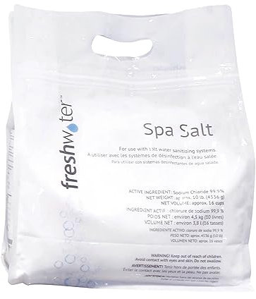 FreshWater Sali per vasca idromassaggio Spa Ace System, sacco da 4,5 kg, granulare, bianco