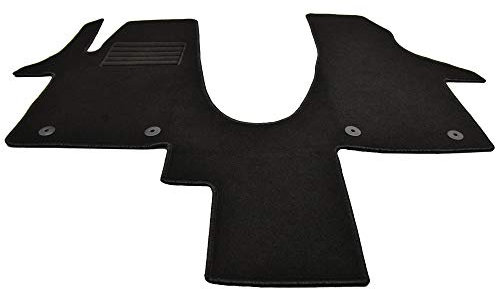 Mattenprofis Velours Fußmatten passend für VW T6 2-Einzelsitze vorn ab Bj. 2015-2020