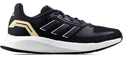 Adidas Damen Run Falcon 2.0 Laufschuhe, Schwarz Legend Ink Shadow Navy Almost Blue, 38 2/3 EU