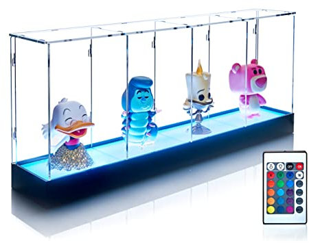 ELCORDONROJO Vitrinas para Colecciones, Vitrina Expositora, Expositor Metacrilato, Estanteria para Funko, Vitrina Coleccionista, Expositor Funko Pop.