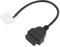 EBTOOLS OBD2-Diagnosekabel für Tesla Model S X 2012-2015 12-poliger OBDII-Stecker, Buchse, Diagnosekonverterkabel, Ersatz