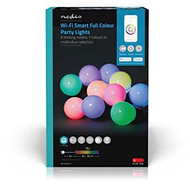 Nedis SmartLife Dekorative LED Wi-Fi Android™ / IOS, 9 m