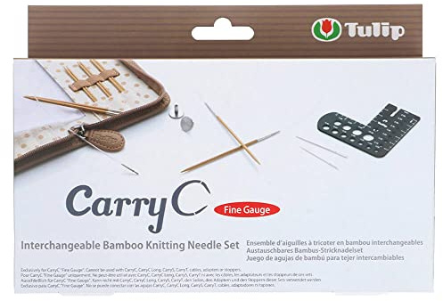 Tulip CarryC Fine Gauge Stricknadeln-Set aus Bambus - 1 Stück