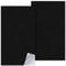 LABUYI 2 Stück Kunstleder,Kunstleder Selbstklebend,Lederflicken Selbstklebend,Leder Reparatur Selbstklebend,Leder Selbstklebend,Kunstleder Schwarz,für Autositze,Sofas,Möbel Leder Reparatur,10×20cm