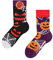 Dedoles Socken Kinder Mädchen Jungen Baumwolle viele lustige Designs Weihnachtssocken 1 Paar, Farbe Mehrfarbig, Motiv Gruseliger Kürbis, Gr. 23-26