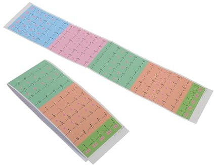 ibasenice 4stücke Guzheng Aufkleber Für Anfänger Praktische Klebefolien Unterstützung Beim Lernen Der Fingerpositionierung Und Noten Leicht Anzubringen Und Rückstandsfrei Ablösbar