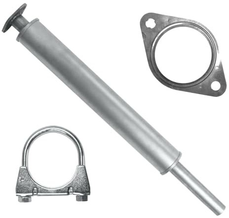 Polmo Schalldämpferset Auspuff Vorschalldämpfer für Focus 2 II MK2 2004-07/2011 1.6 Ti 1.8 2.0