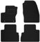 MOTOS Standard Velours-Fußmatten passend für Ford C-Max II 2012-2015 - Standard, Gewebt, Schwarz fußmatten Auto - Erleben Sie neuen Fahrkomfort mit einem Automatten Satz für Ihr Auto
