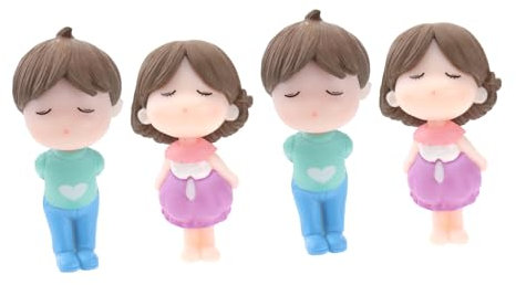 TOPBATHY 2sätze Cake Topper Von Niedlichen Tortendekorationen Für Hochzeiten Und Valentinstag Mikro-landschaftsornamente Für Zuhause Und Büro