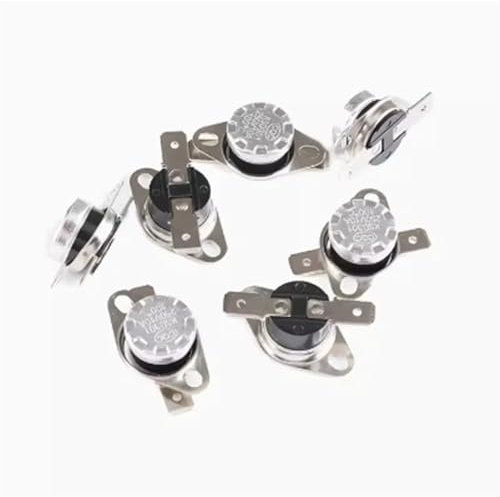 Bimetall-Thermostat KSD301, 250 V, 10 A, normal geschlossen, normal offen, Temperaturschalter, thermische Kontrolle, 40–130 Grad, 50 °C, 60 °C, 70 °C, 80 °C(Color:130C,Size:2 Pieces_NORMAL Open)