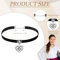 Oktoberfest-Accessoires, Strass-Edelweiß-Herzanhänger und Edelweiß-Ohrstecker, Choker Kette Damen, Oktoberfest Damen Outfit-Trachtenschmuck-Kettenanhänger für Damen in Kleidern und Lederhosen