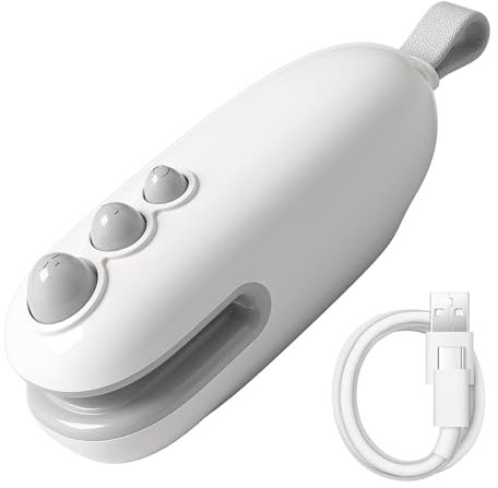 TAIHOBO Mini Sigillatrice per Sacchetti, 2 In 1 Mini Sigillatore per Sacchetti, Sigilla Sacchetti Ricaricabile, Termosaldatrice per Sacchetti Portatile per Conservare Cibo e Snack