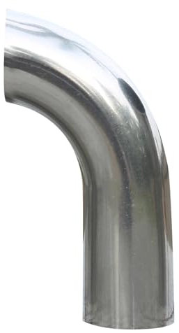 Mbiyhgta Edelstahl Bogen Auspuff Bogen | Sanitär Rohrverbinder Klemme | 90 Grad Biegerohr Abgasbogen Rohrbogen Rohrbogen