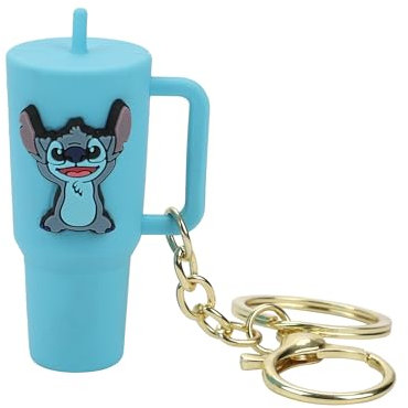 Bioworld Porte-clés Disney Stitch bleu, Disney Stitch Bleu, Taille unique