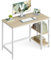 VASAGLE Tisch, Computertisch, Bürotisch, 100 x 50 x 76 cm, moderner Stil, für Arbeitszimmer, Schlafzimmer, Wohnzimmer, naturbeige-perlweiß LWD046L01
