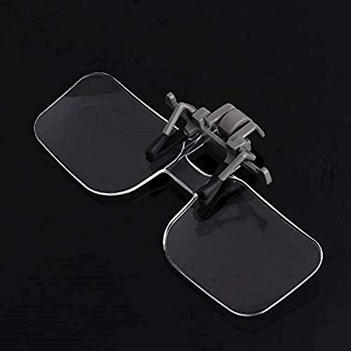 Sweet taize Lupen, 2-fache Lupe im Brillenstil mit Clip zum Lesen