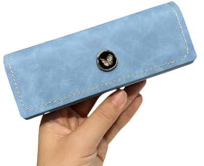 OATTIS Retro cassa occhiali,portatile,resistente alla pressione,alla moda,telaio semplice,scatola di stoccaggio,custodia occhiali da sole,Color7