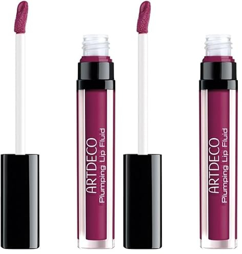 ARTDECO Plumping Lip Fluid - Lip Gloss für volle, glänzende Lippen mit Wet-Look Glanz - 1 x 3ml (Packung mit 2)
