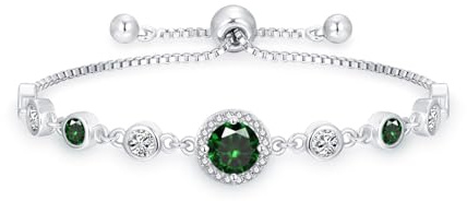 Loutade Armband Damen Silber Infinity Armband mit Cubic Zirkonia | 12-25cm Verstellbar Armkette, Unendlichkeit Armkette Geschenke für Frauen Freundin, Geschenk für Weihnachten Muttertag