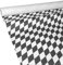 JUNOPAX Papiertischdecke 50m x 1,00m Raute schwarz-weiß
