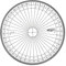 GRAPHOPLEX Goniometro Cerchio Intero 10 cm G - Graduazione 400 Gradi - Trasparente e Leggibile - Misurazione Angoli in Sistema Centesimale - Materiale Geometria Circolare Professionale - Infrangibile