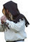 Battle-Merchant Mittelalter Gugel mit Zatteln, beige/braun Hut Haube Ritter LARP