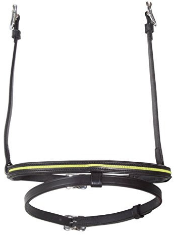 Karlslund Riding Equipment Reithalfter Kombiniertes Nasenriemen mit Musterstreifen, Lime Grün, k3223-8