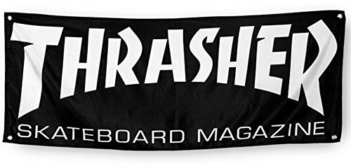 Thrasher Skate Mag Black Banner