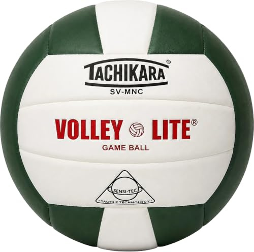Tachikara Volley-Lite Additional Colors (EA) , Dark Green/White